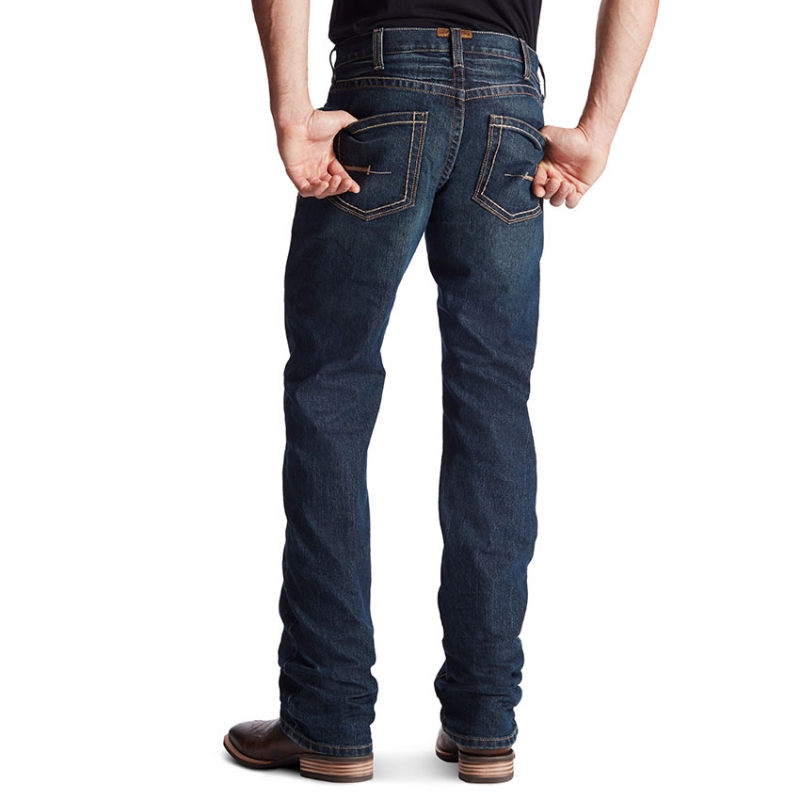 Ariat M5 Edge Slim Fit Stackable Straight Leg DuraStretch™ Rebar Jean - Ironside